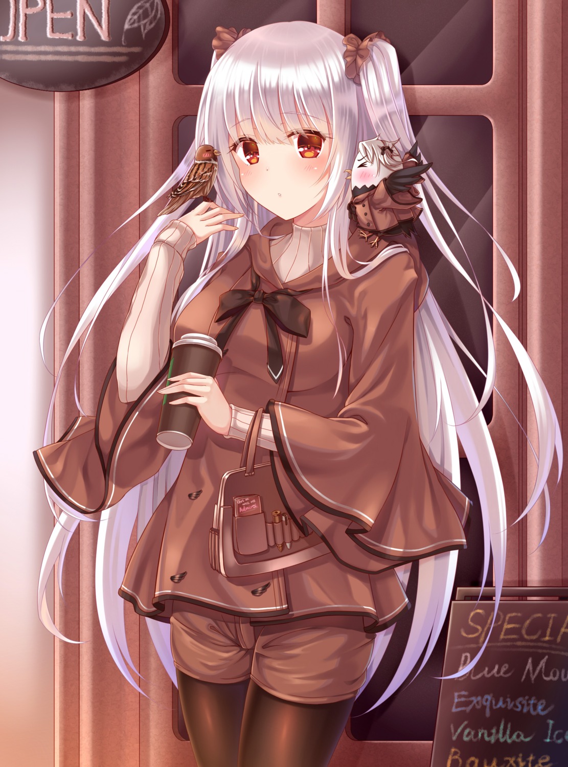 essex_(zhanjianshaonv), pantyhose, sweater, zhanjianshaonv, zhou_yu_(van)