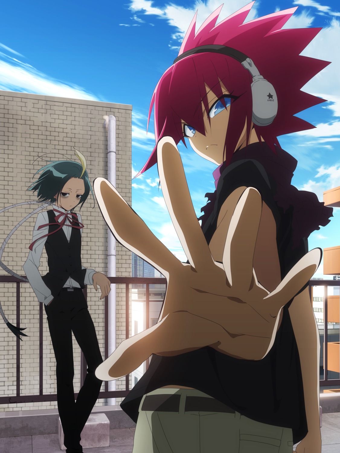 amawaka_seigen, headphones, ikaruga_shimon, male, sousei_no_onmyouji