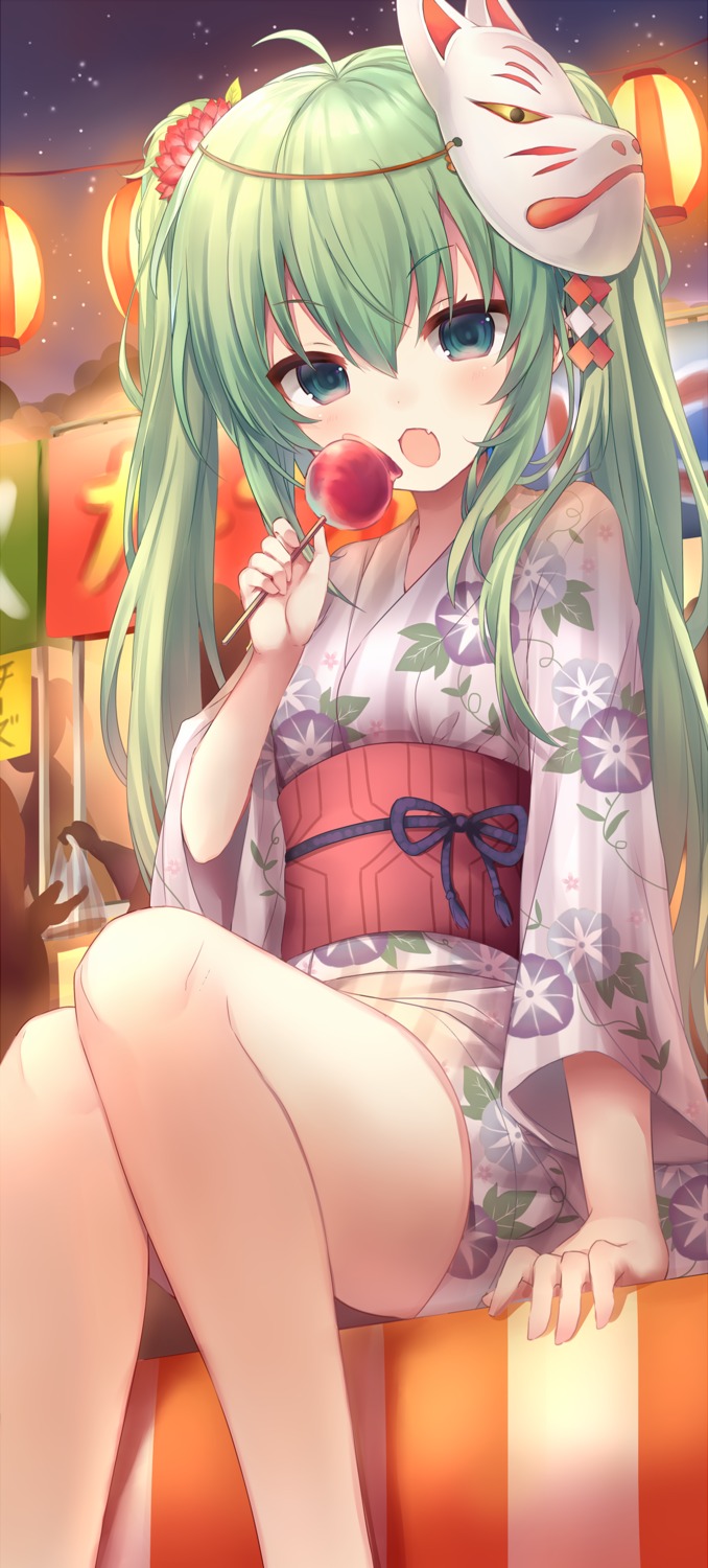 hatsune_miku, shiodome_oji, vocaloid, yukata