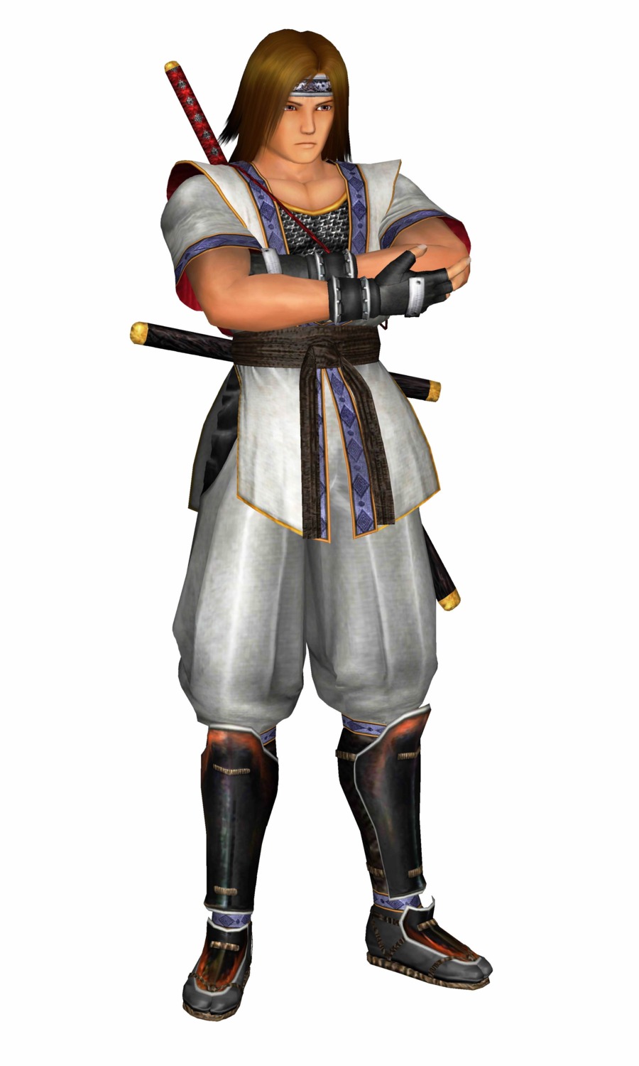 cg, dead_or_alive, hayate_(doa), koei_tecmo, male, ninja, sword
