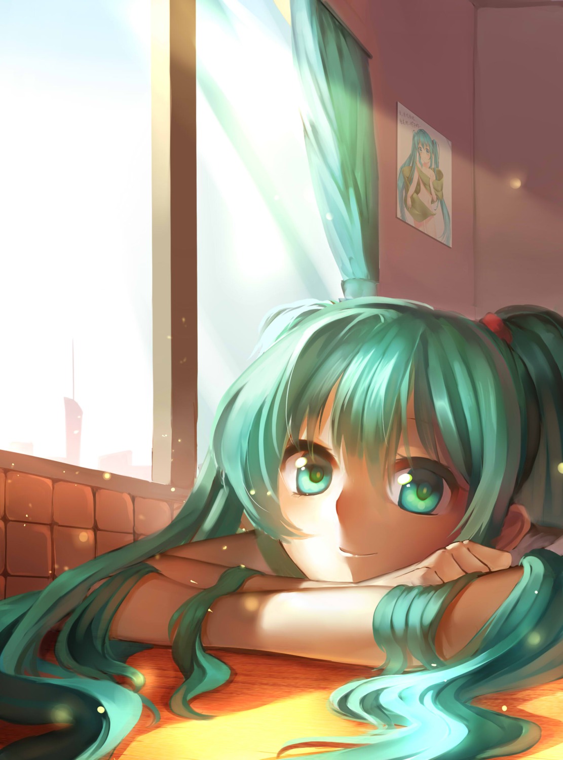 hatsune_miku, vocaloid, yuket