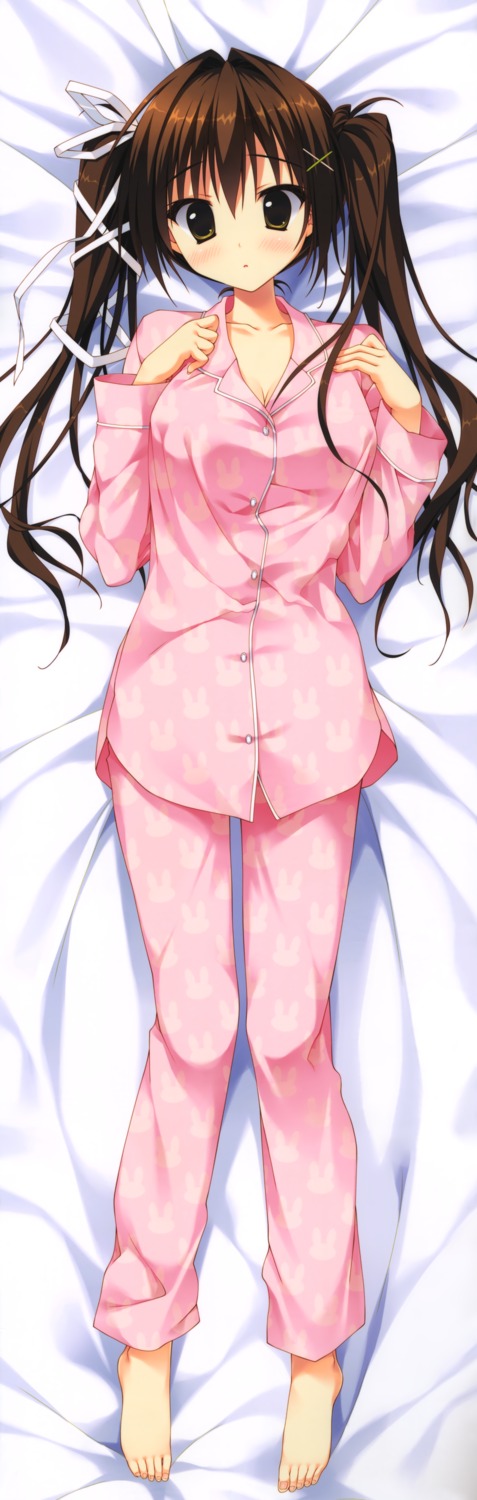 cleavage, dakimakura, feng, imouto_no_seiiki, nase_yukana, pajama, ryohka, seiiki