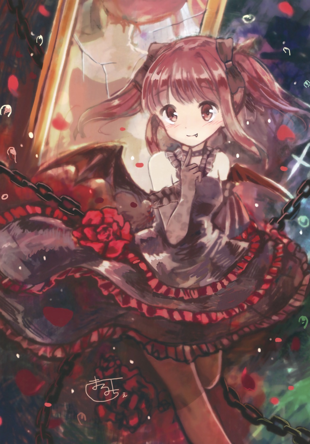dress, gothic_lolita, lolita_fashion, maruche, ogata_chieri, pantyhose, the_idolm@ster, the_idolm@ster_cinderella_girls, wings