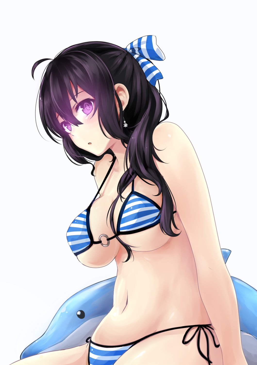 beifeng_han, bikini, cleavage, miyaura_sanshio, swimsuits, underboob