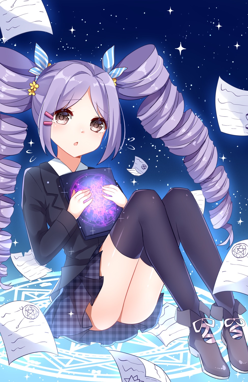 ass, chuo_zi, heels, seifuku, thighhighs