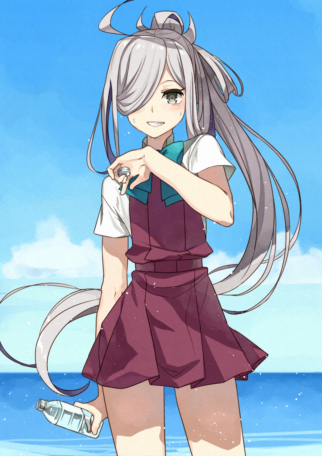 asashimo_(kancolle), kanmiya_shinobu, kantai_collection, seifuku