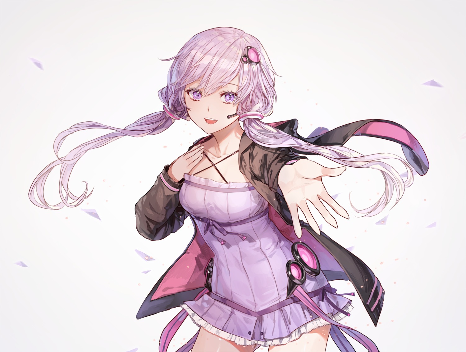 dress, limobok, vocaloid, yuzuki_yukari