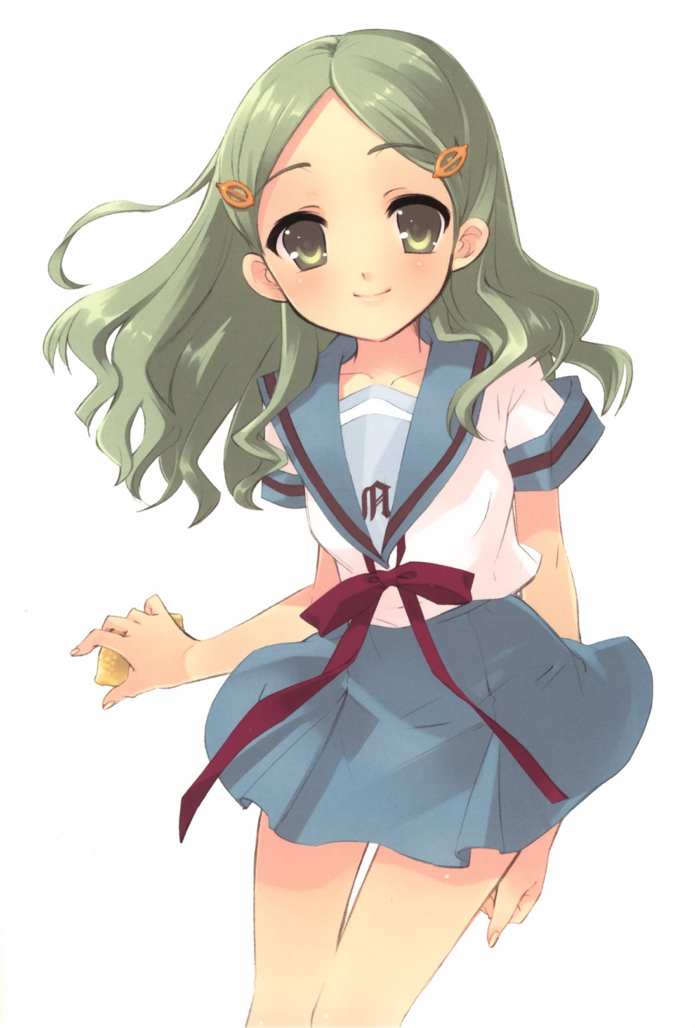 ito_noizi, kimidori_emiri, seifuku, suzumiya_haruhi_no_yuuutsu