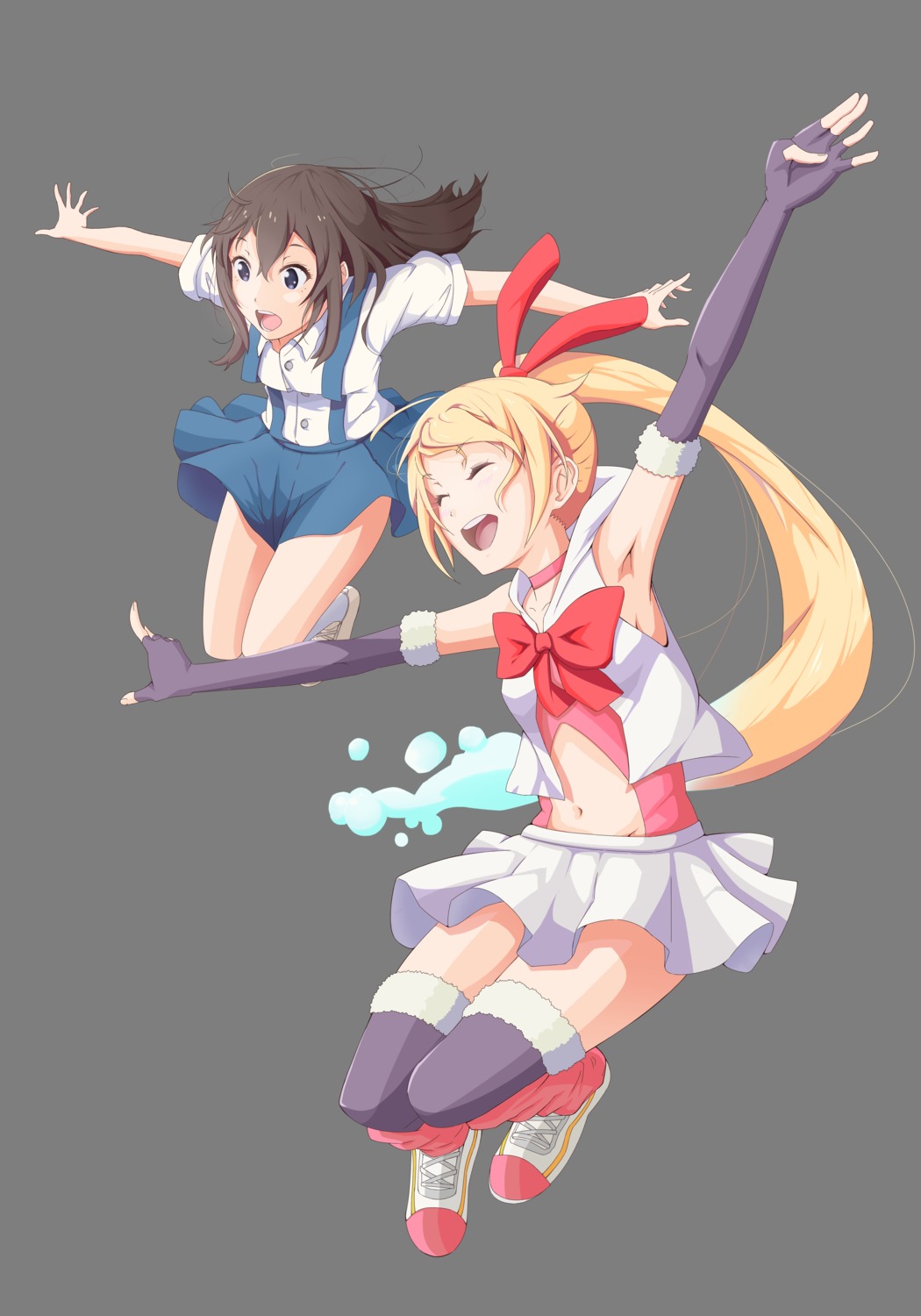 imarine, imarine_project, seifuku, thighhighs, transparent_png