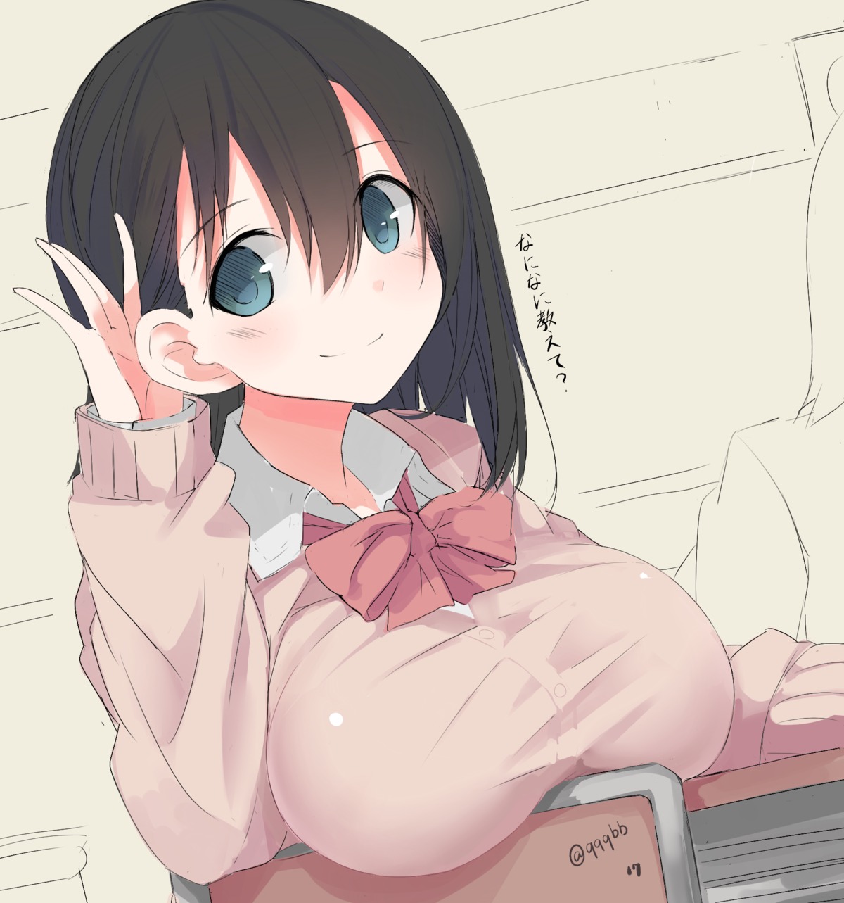 nao_(qqqbb), seifuku, sweater