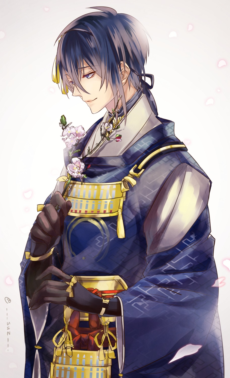 asian_clothes, male, mikazuki_munechika, suz, touken_ranbu