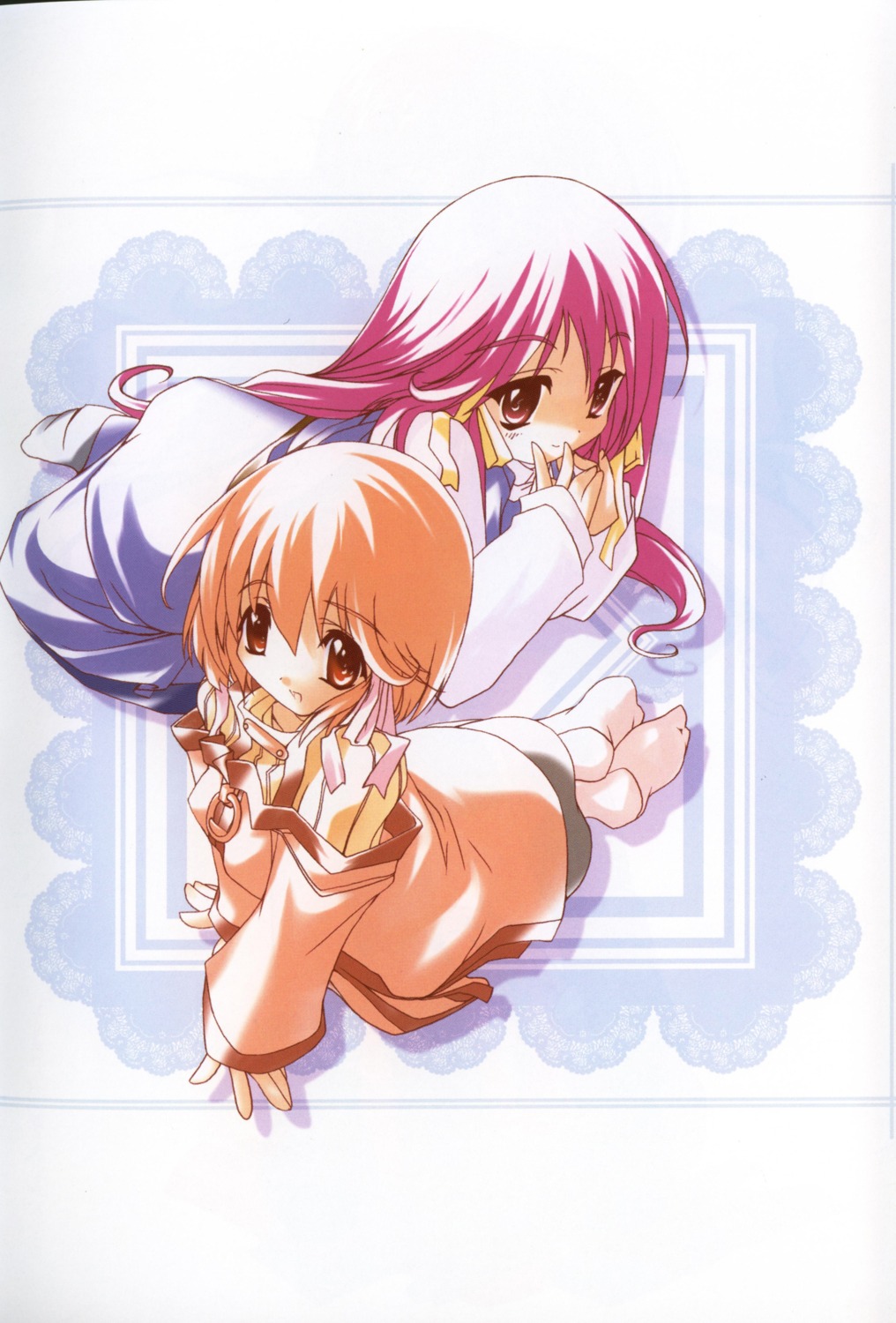 fujiwara_warawara, kousaka_chika, kousaka_chiyori, munekyun!_heartful_cafe, munekyun!_series, screening