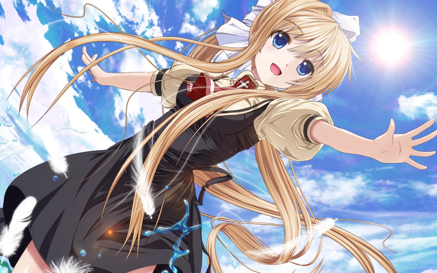 air, kamio_misuzu, seifuku, yuzuki_karin