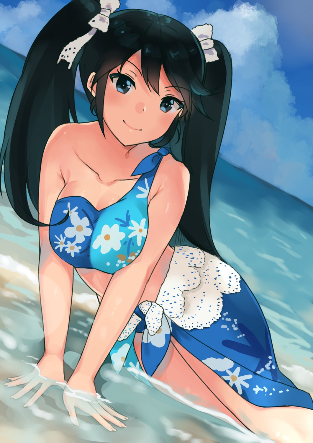 bikini, cleavage, isuzu_(kancolle), kantai_collection, mattsun_(kai), swimsuits, wet