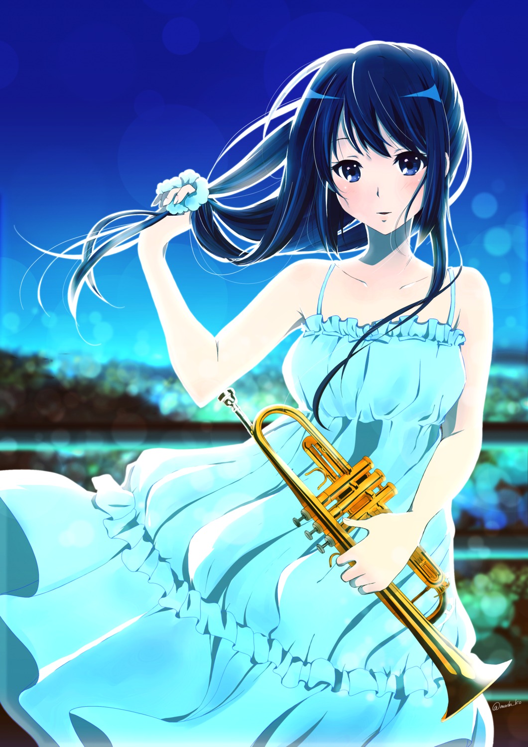dress, hare_(hal0331), hibike!_euphonium, kousaka_reina, summer_dress