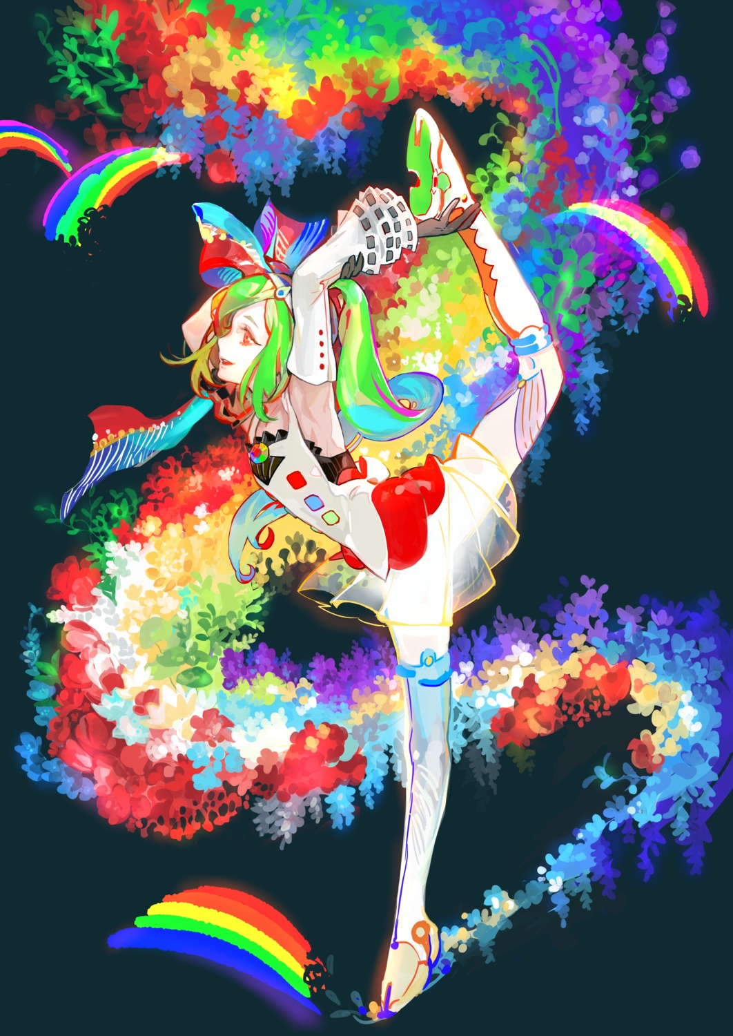 dress, ibaraki, see_through, thighhighs