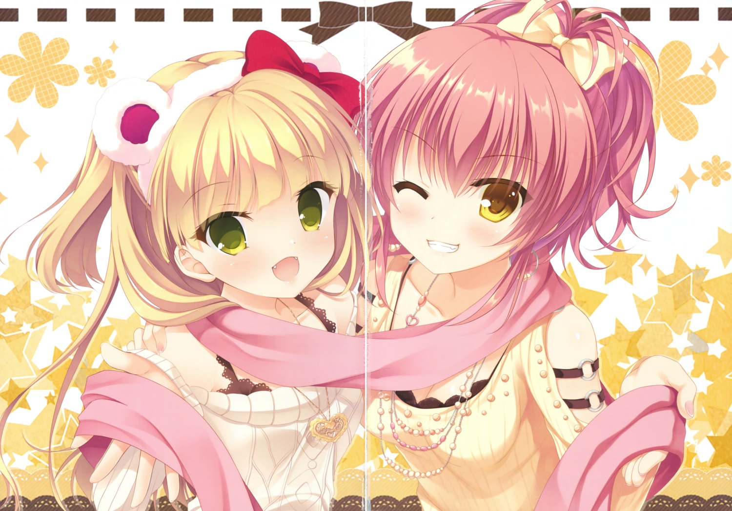 allegro_mistic, cleavage, egoistic_honey, fixme, gap, hazumi_rio, jougasaki_mika, jougasaki_rika