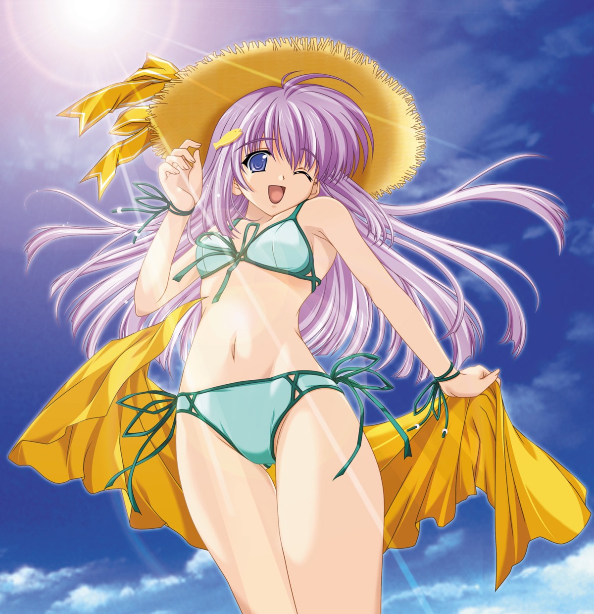 bikini, konoe_nanami, lamune, swimsuits