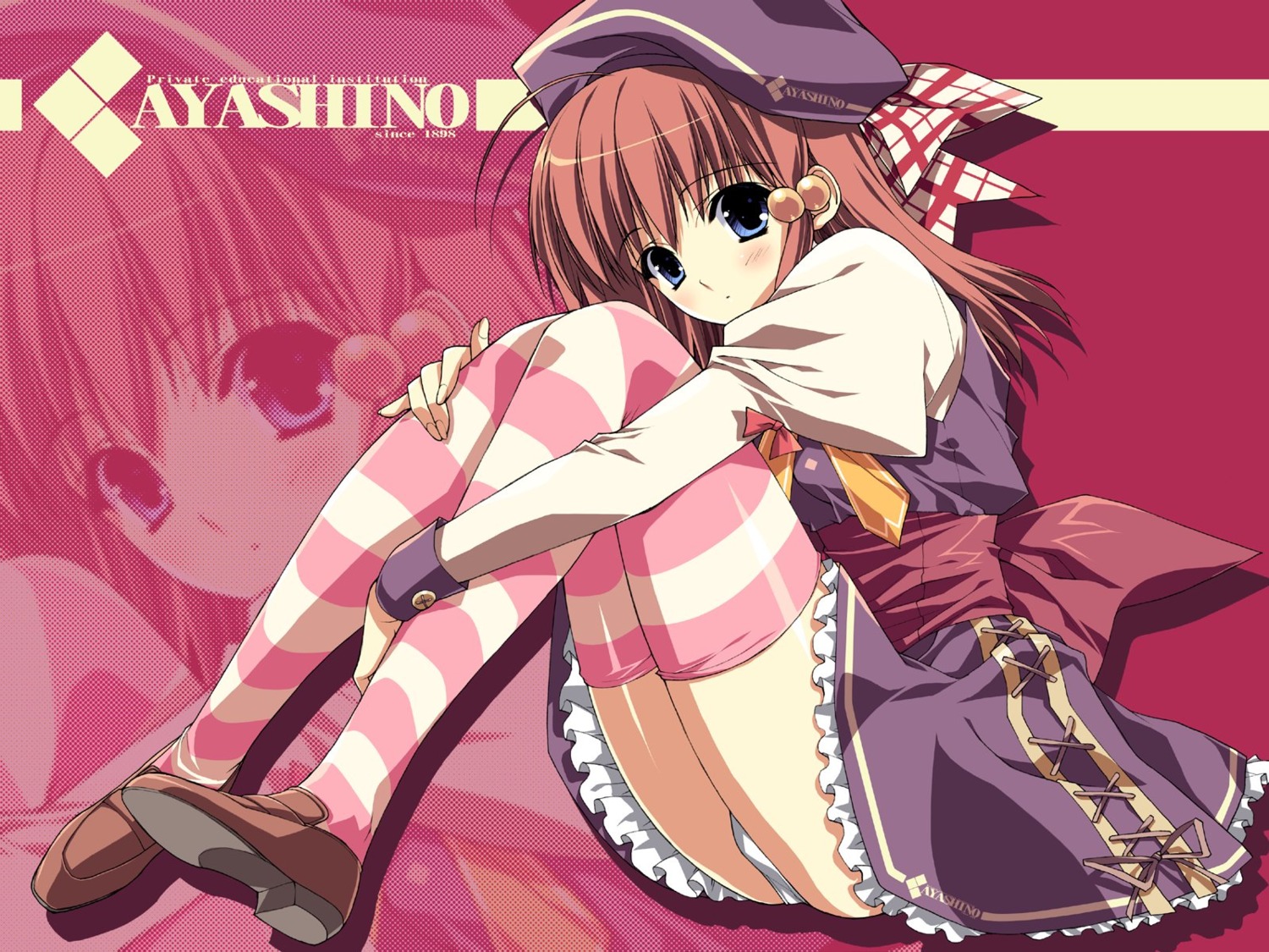 3days, fujimi_tamaki, pantsu, suzuhira_hiro, thighhighs, wallpaper