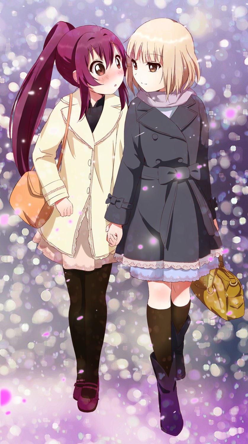 kamiki_uutarou, pantyhose, sugiura_ayano, yuri, yuru_yuri