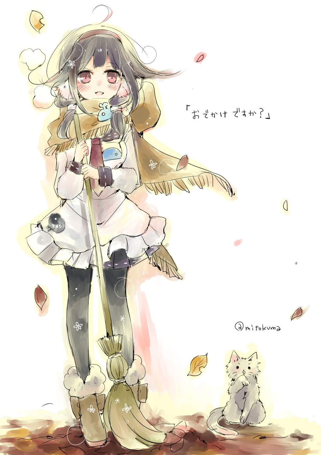 kantai_collection, mito, neko, pantyhose, seifuku, taigei_(kancolle)