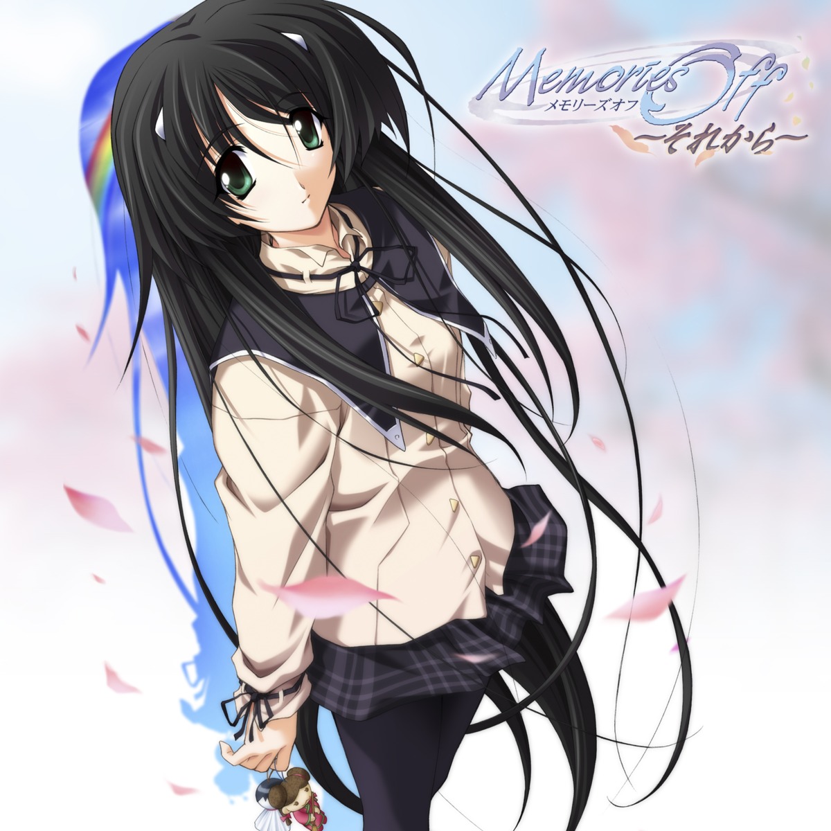 disc_cover, matsuo_yukihiro, memories_off_sorekara, misasagi_inori, pantyhose, seifuku