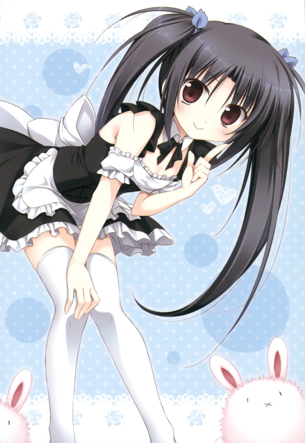 alice_or_alice_siscon_nii-san_to_futago_no_imouto, kisaki_(alice_or_alice), korie_riko, maid, thighhighs