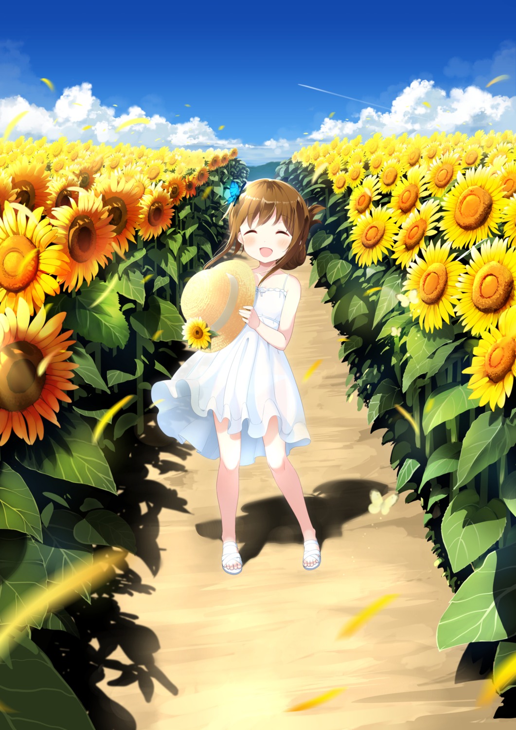 bell_(satappe), dress, inazuma_(kancolle), kantai_collection, summer_dress