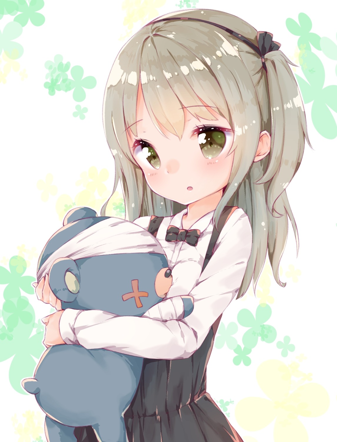 azuki_(krps-hano), bandages, dress, girls_und_panzer, gothic_lolita, lolita_fashion, shimada_arisu