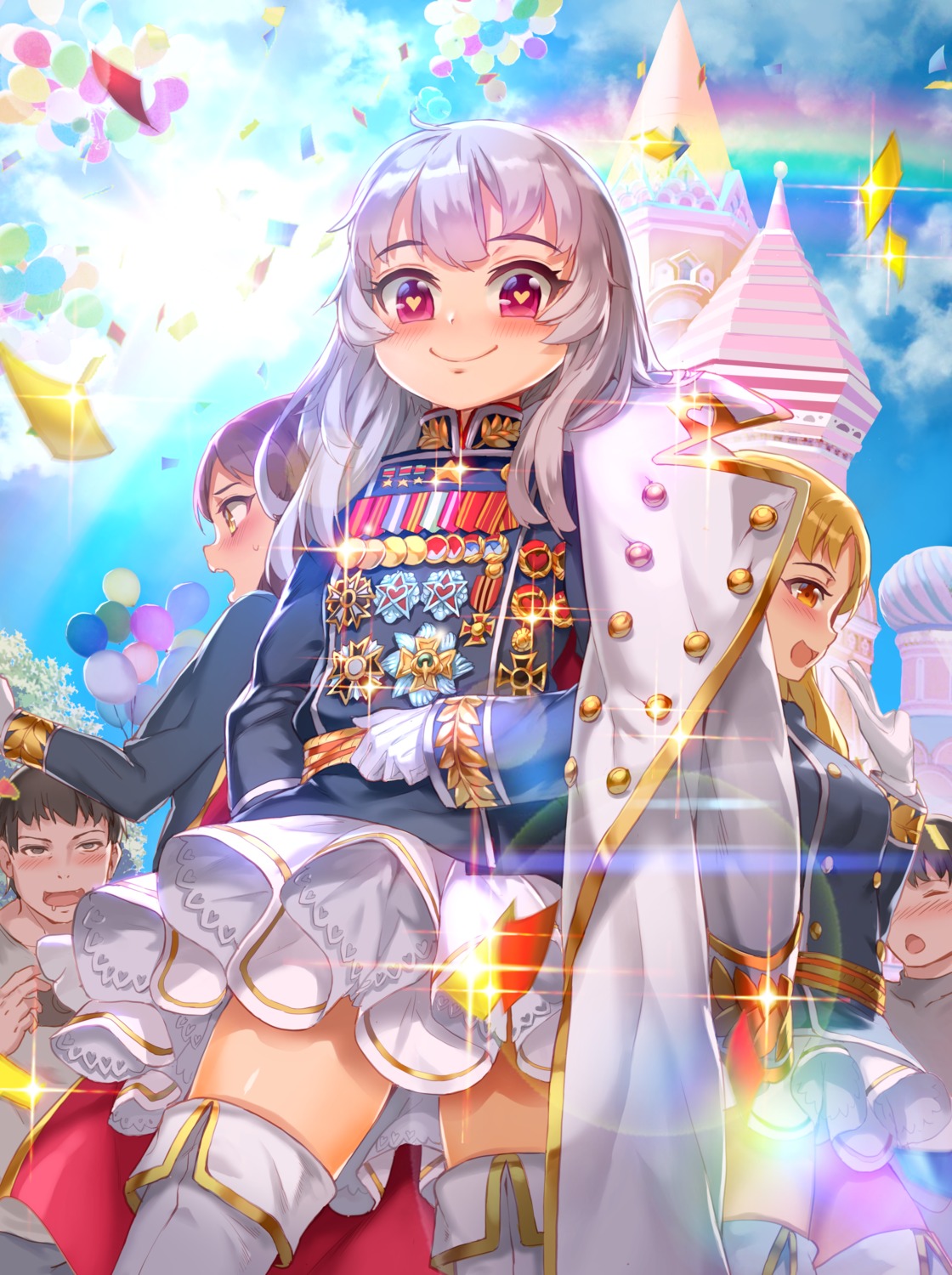 gang_road_joker, thighhighs, uniform, xil
