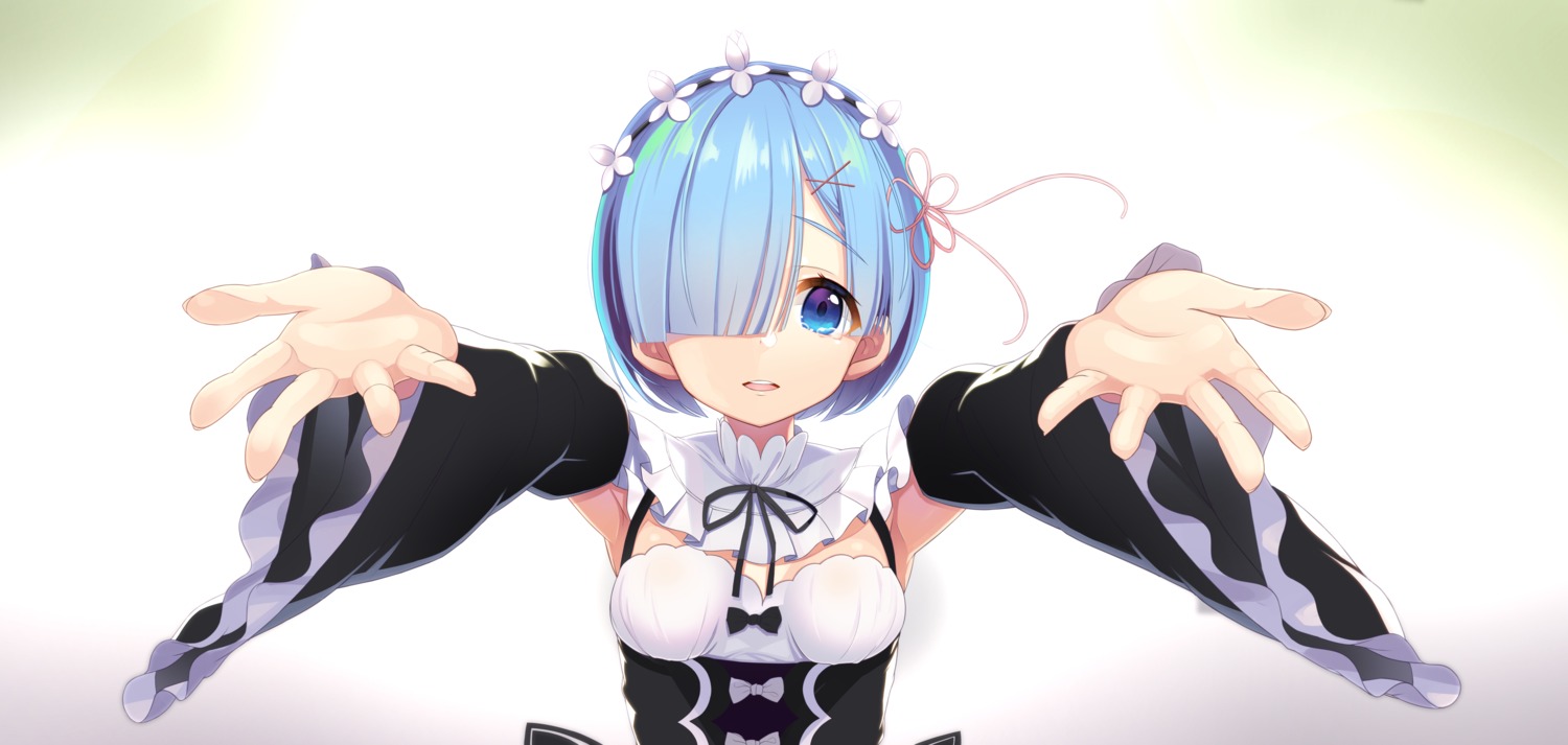 atori_(at-yui), maid, re:zero_kara_hajimeru_isekai_seikatsu, rem_(re_zero)