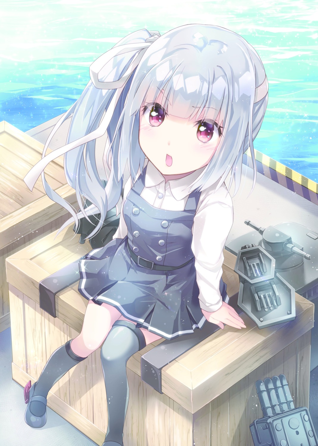 ayuya_naka_no_hito, kantai_collection, kasumi_(kancolle), seifuku, thighhighs, yamadori_ofuu