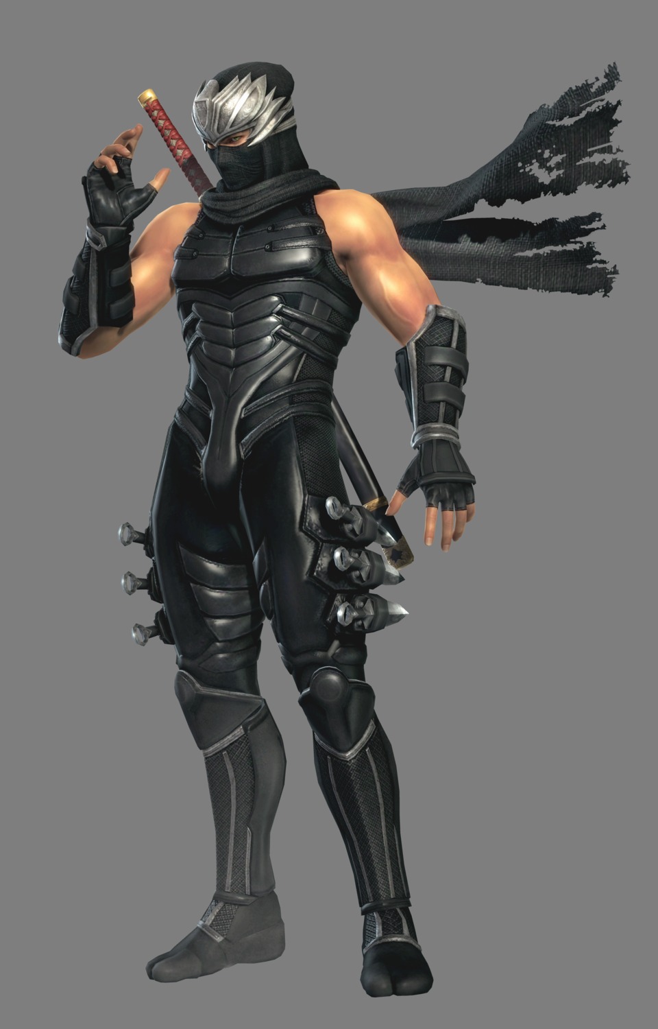 bodysuit, dead_or_alive, dead_or_alive_5, koei_tecmo, male, ninja_gaiden, ryu_hayabusa, sword