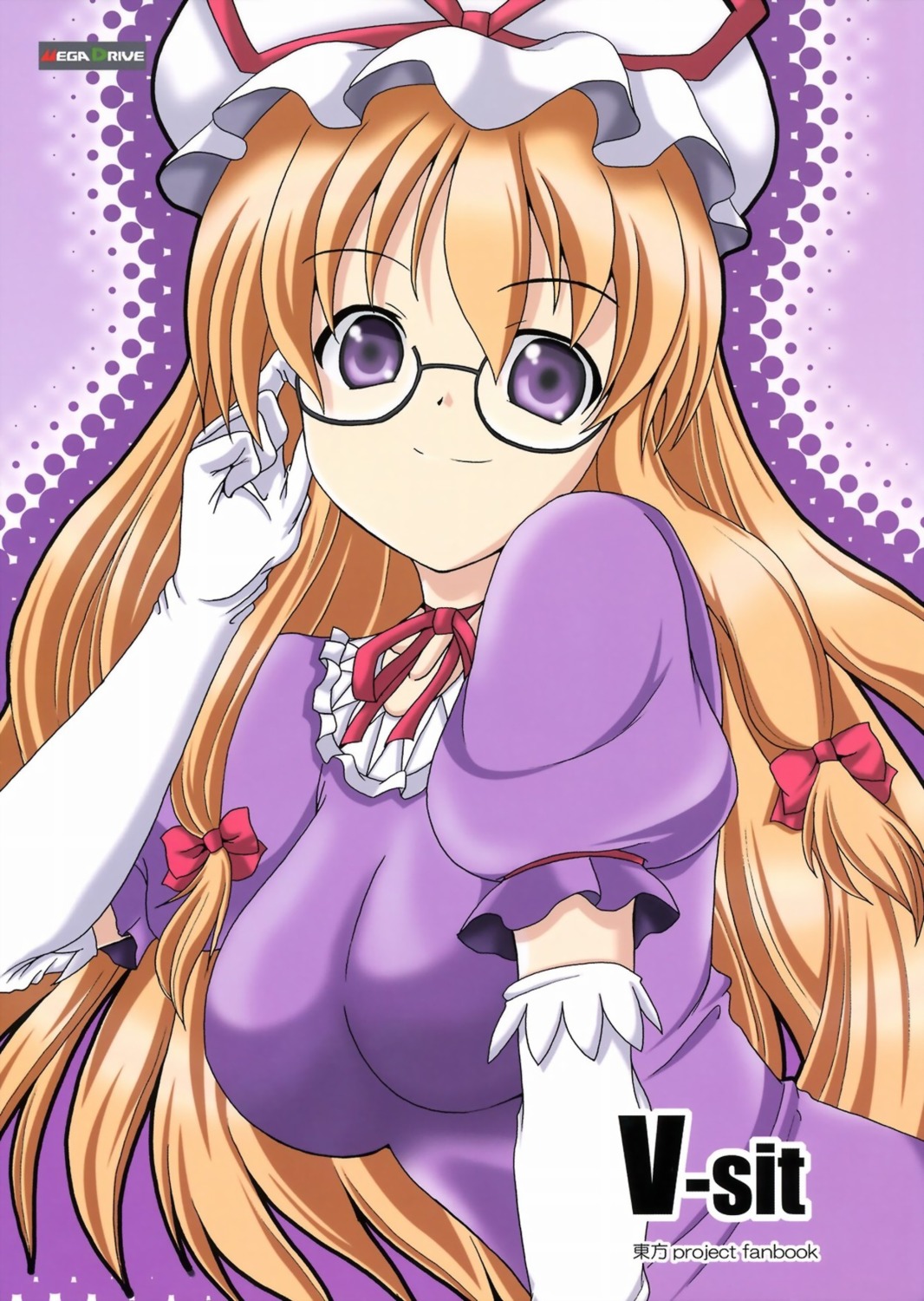 megadrive, megane, nori_(artist), touhou, yakumo_yukari