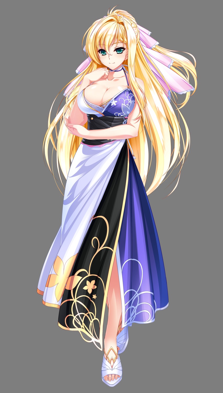 amasaka_takashi, cleavage, clip_craft, dress, transparent_png, unionism_quartet, yurifina_sol_eleanord