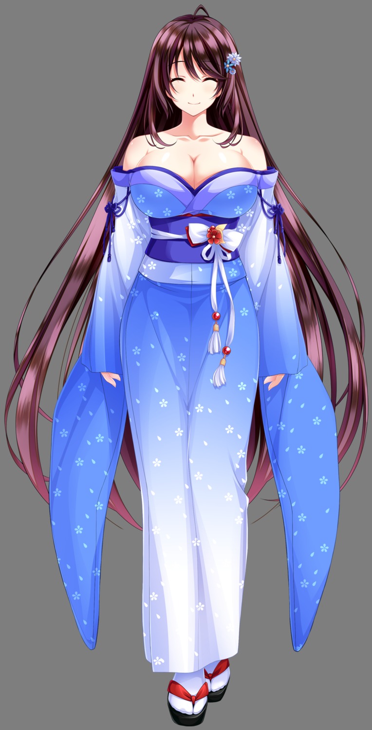 cleavage, clip_craft, kimono, open_shirt, transparent_png, unionism_quartet