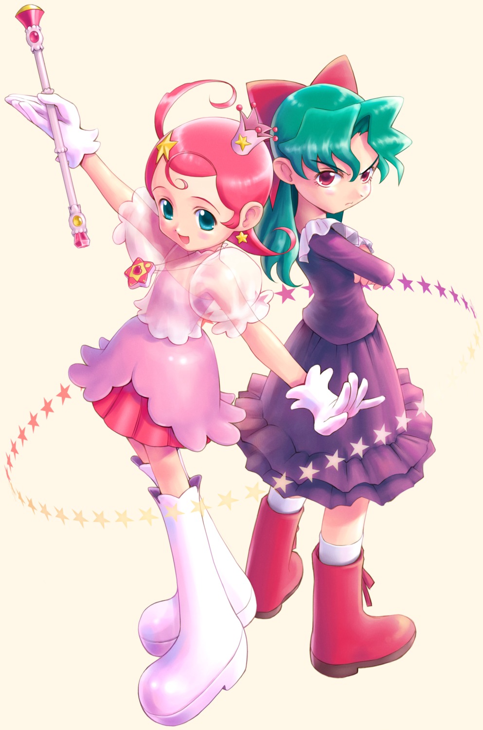 comet, cosmic_baton_girl_comet-san, dress, goto-p, lolita_fashion, meteo, see_through