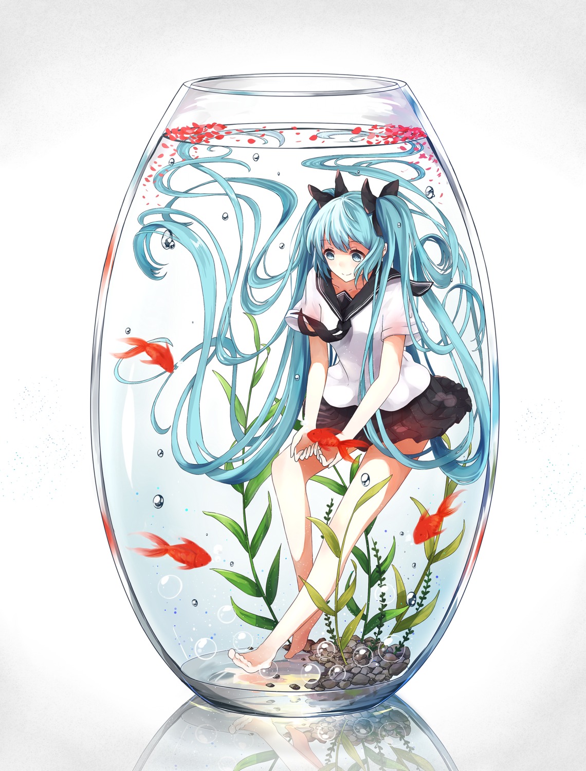 bottle_miku, feet, gkn, hatsune_miku, seifuku, vocaloid