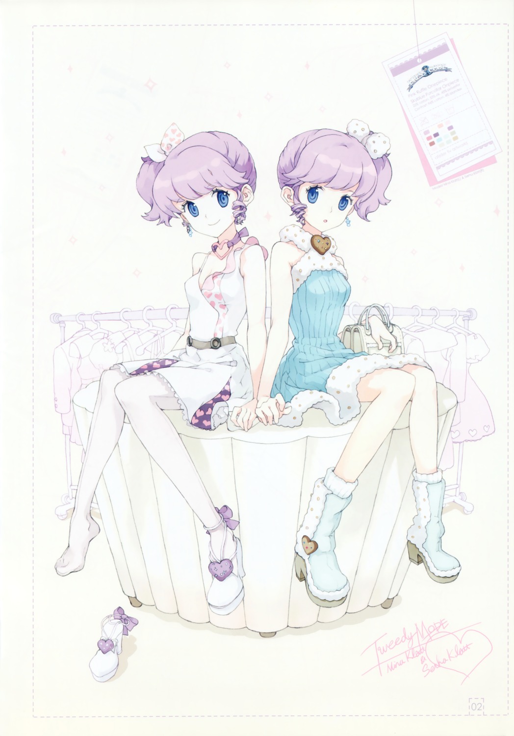 atelier_tiv_artworks, dress, heels, ladymade_star, nina_(ladymade_star), pantyhose, serha, tiv