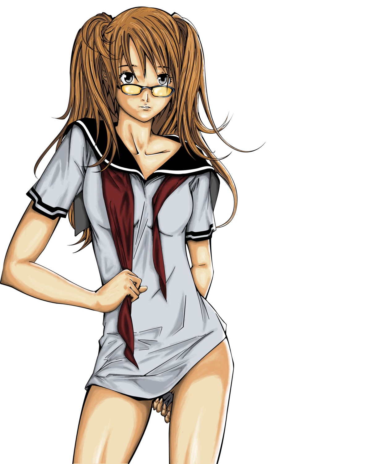 air_gear, bottomless, megane, noyamano_ringo, oh!_great, seifuku, undressing