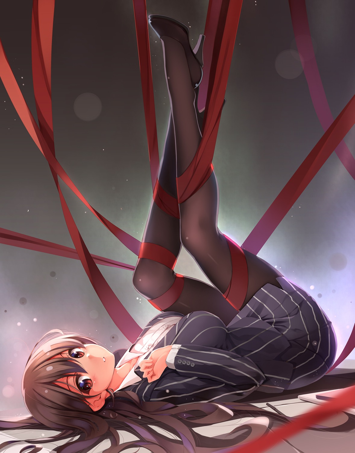 business_suit, heels, pantyhose, yumemi_(kiowa)