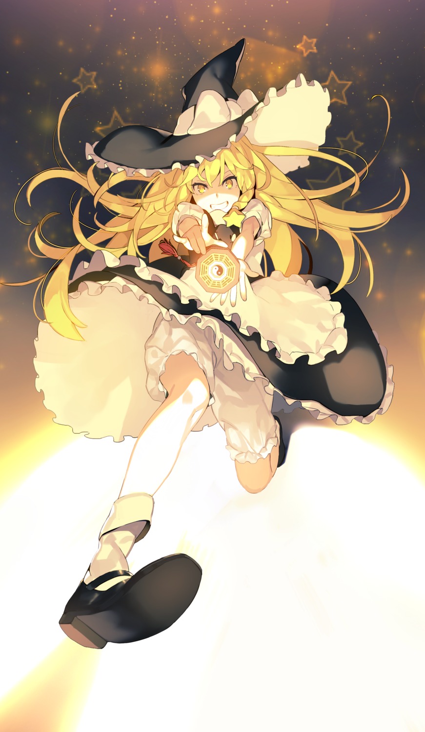 bloomers, jandy, kirisame_marisa, touhou, witch
