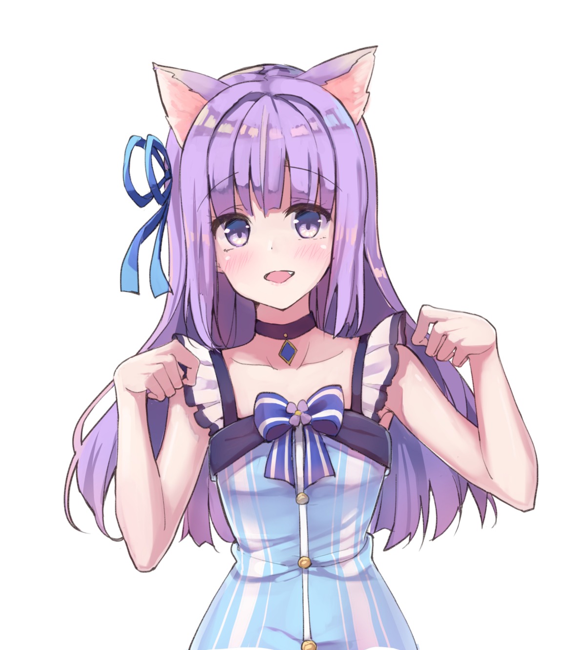 aikatsu!, animal_ears, hikami_sumire, makiss012_ak, nekomimi