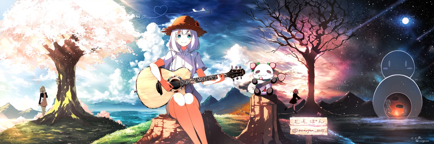 c.c.r_(ccrgaoooo), dress, guitar