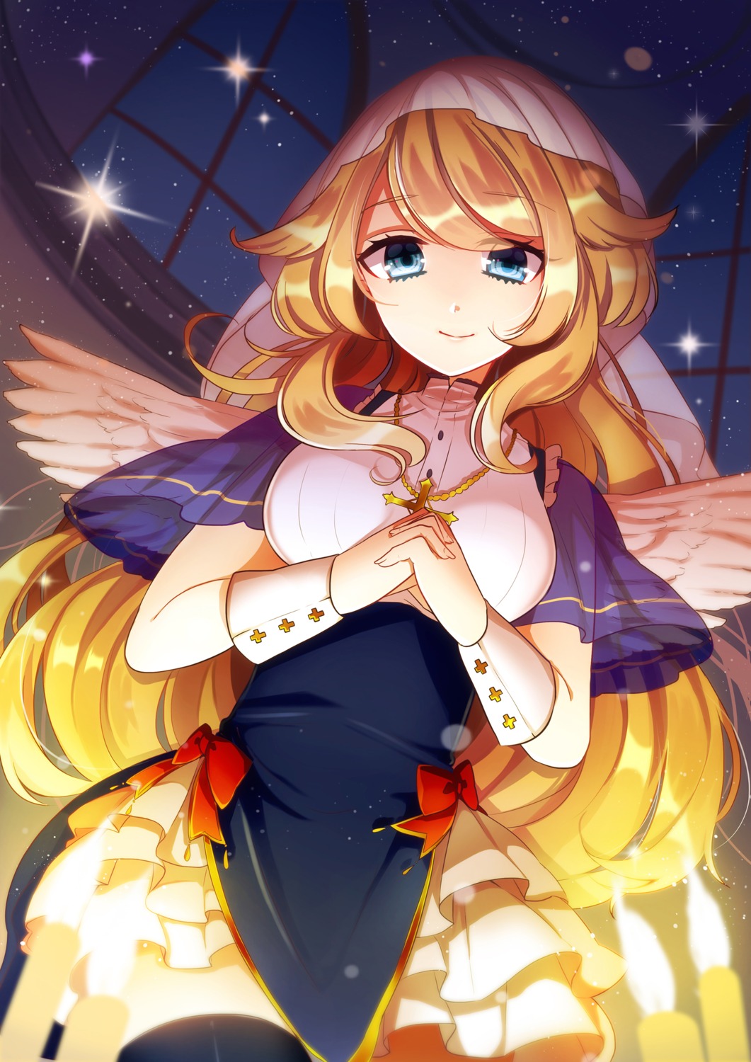 kenpin, nun, thighhighs, wings