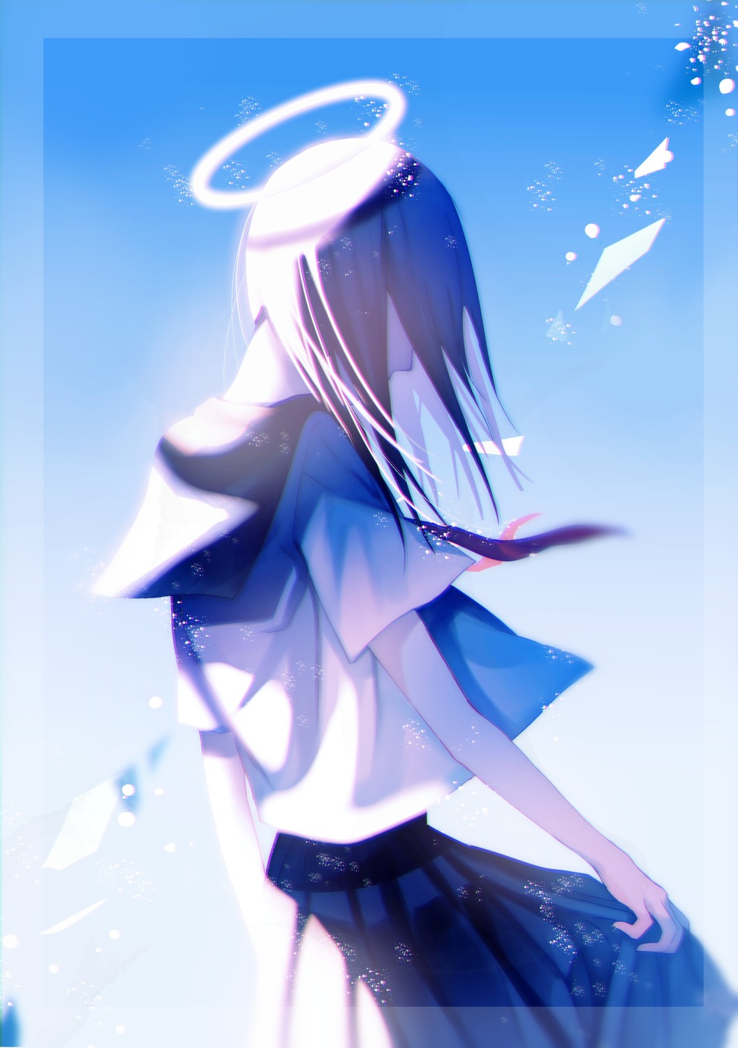 seifuku, skirt_lift, ume_neko