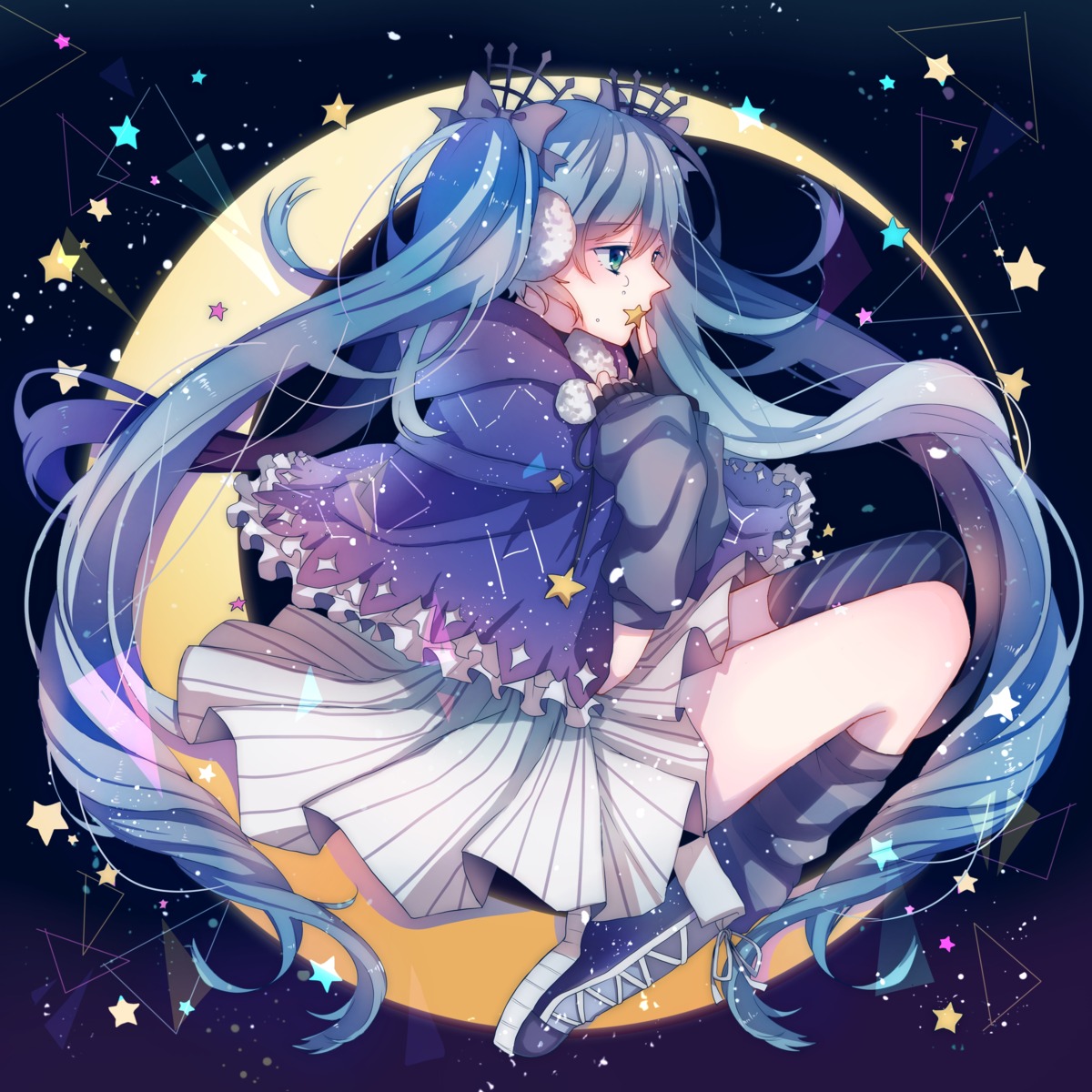 dress, fuyu_no_yoru_miku, hatsune_miku, ume_neko, vocaloid