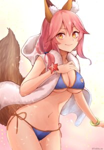 animal_ears, bikini, cleavage, fate/extra, fate/grand_order, fate/stay_night, swimsuits, tail