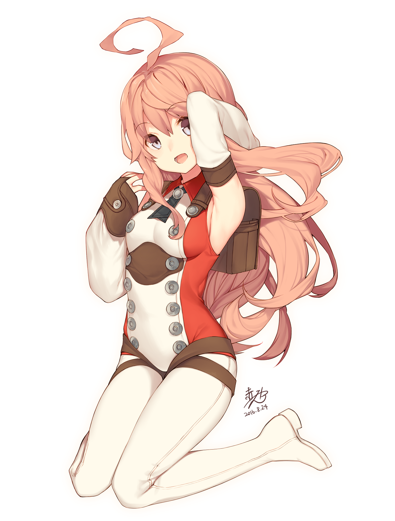 akayan, bodysuit, campanella_(last_period), heels, last_period
