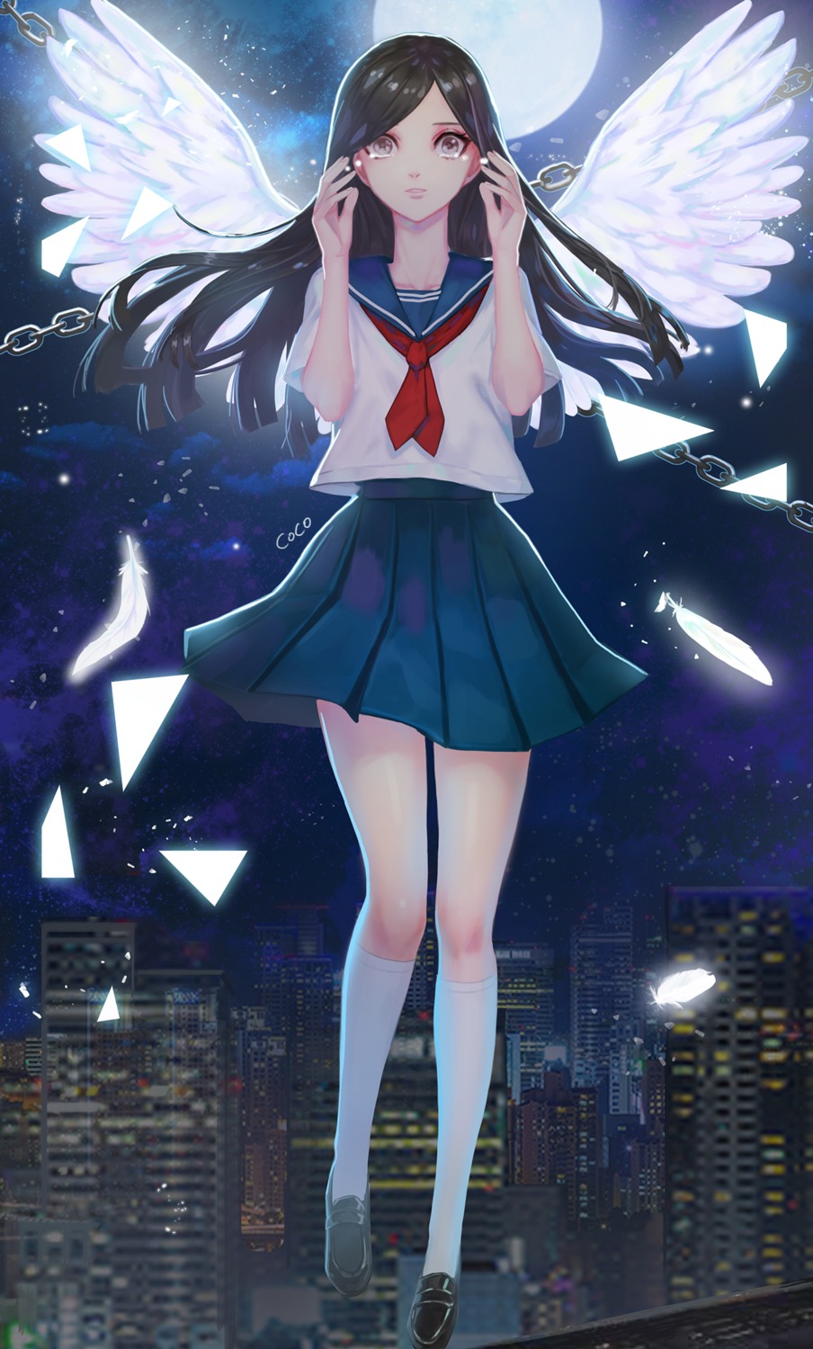 cocomarron, seifuku, wings